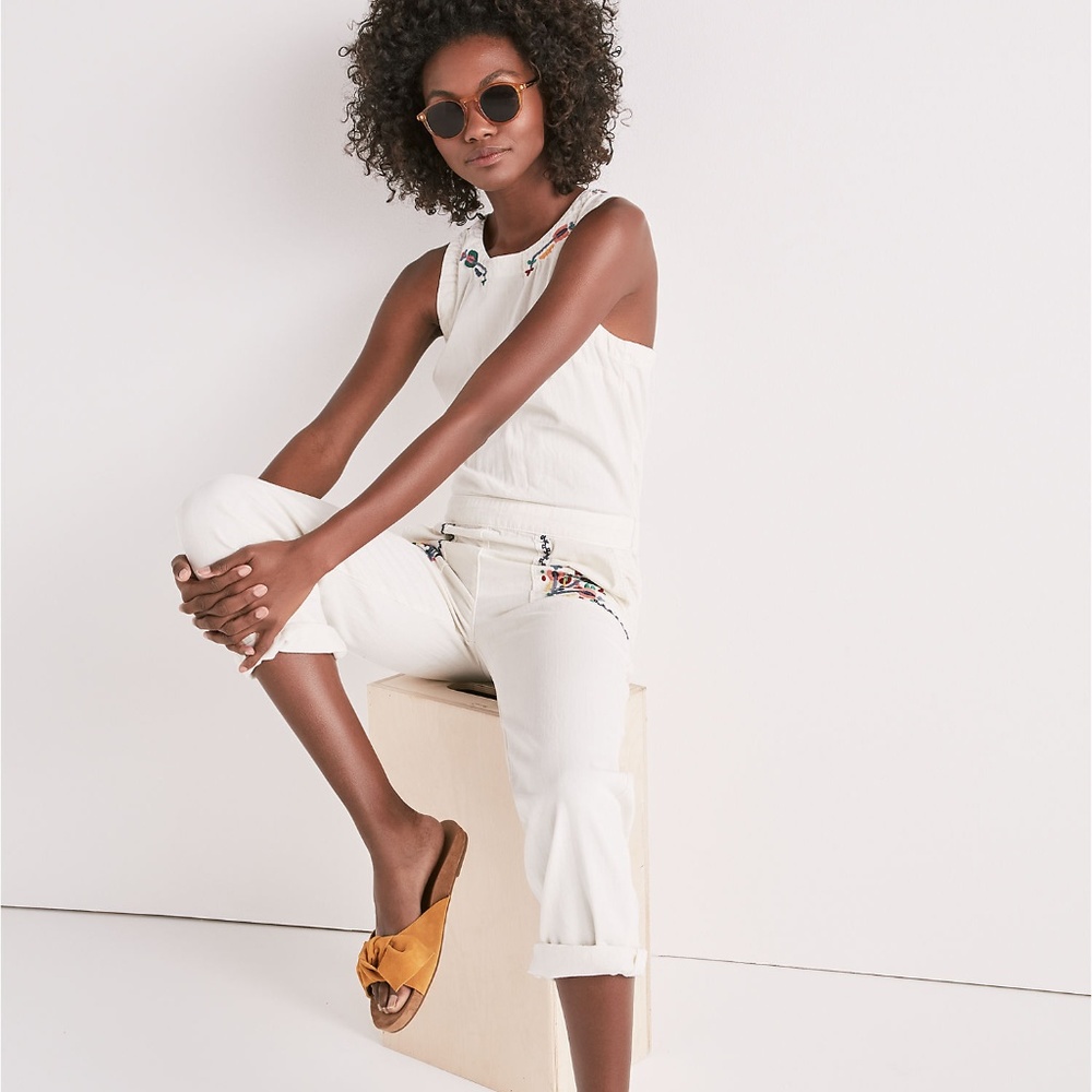 ISO Lucky Brand Tomboy Jumpsuit With Embroidery